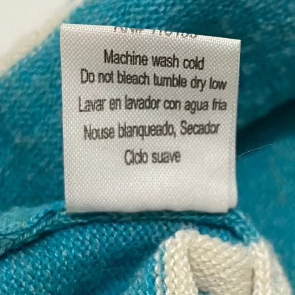 Women’s Crew Neck Striped Soft Cozy Sweater size M - Picture 6 of 7